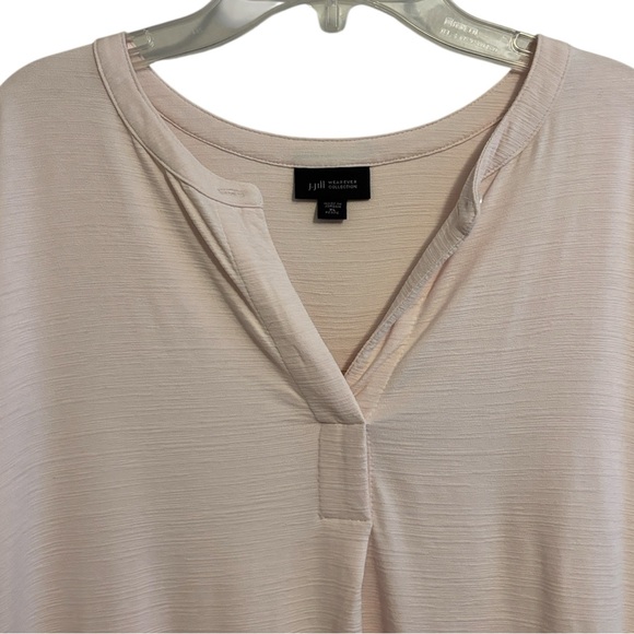J. Hill Wearever Collection Shirt Sz XL Petite Short Sleeve Rayon Blend Stretch - Picture 4 of 5
